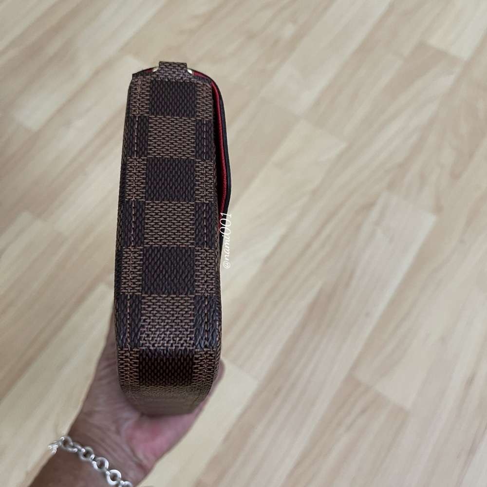 LV Louis Vuitton Felicie Pochette Damier Ebene - Picture 14 of 15